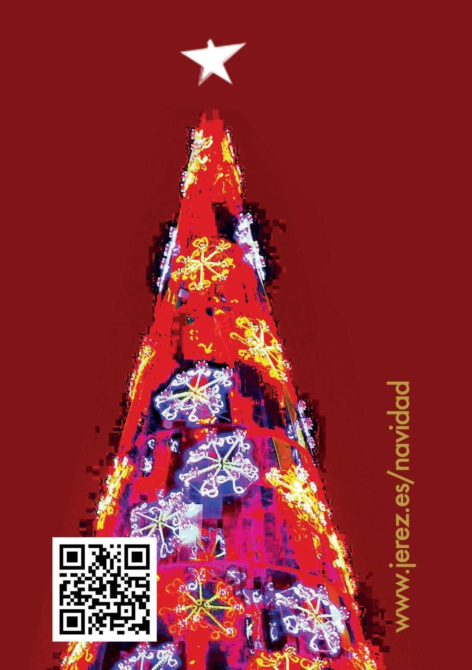 Código QR de la programación de Navidad.