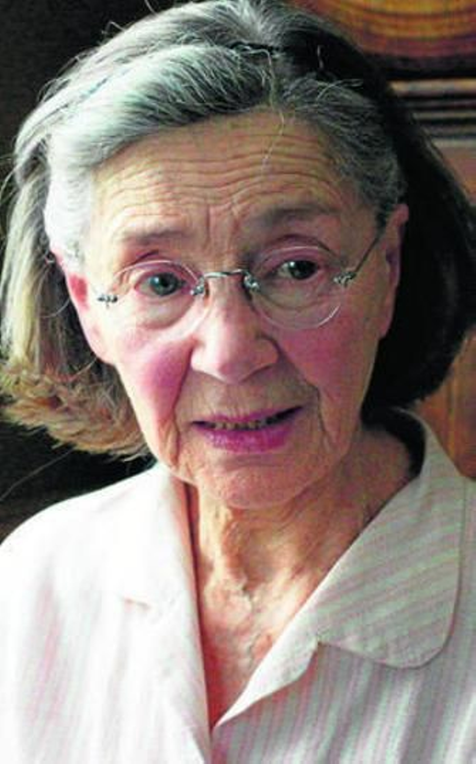 La actriz Emmanuelle Riva desborda aquí su capacidad interpretativa.