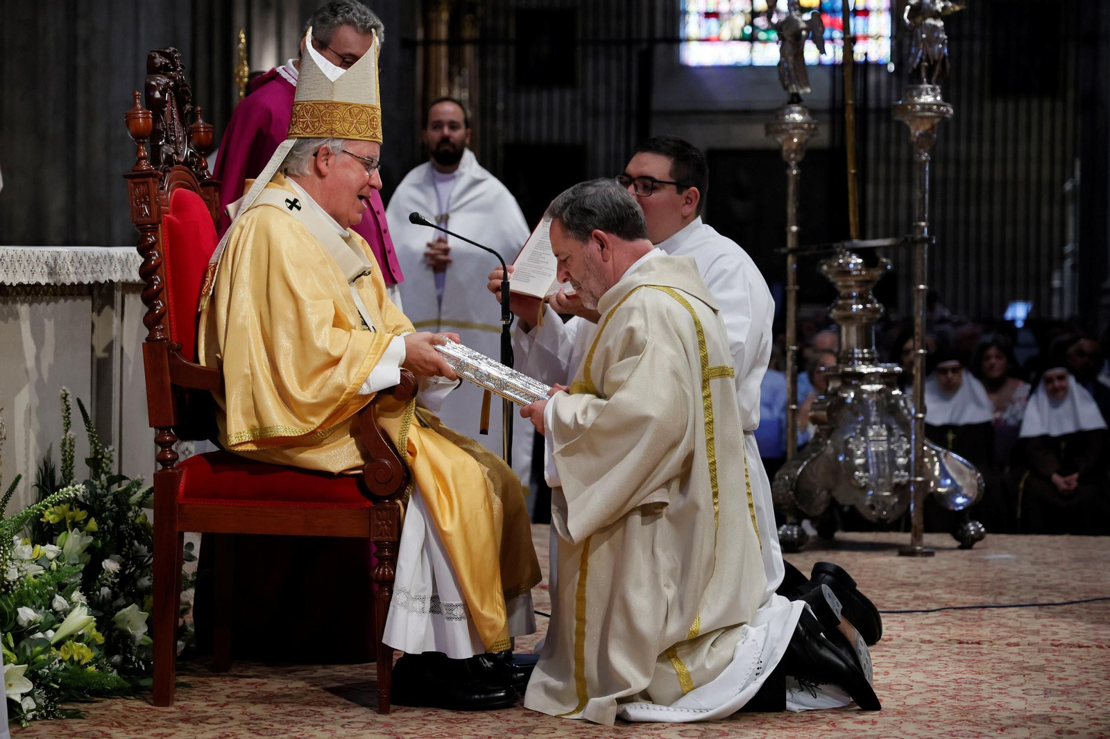 Pablo Noguera durante la ceremonia.