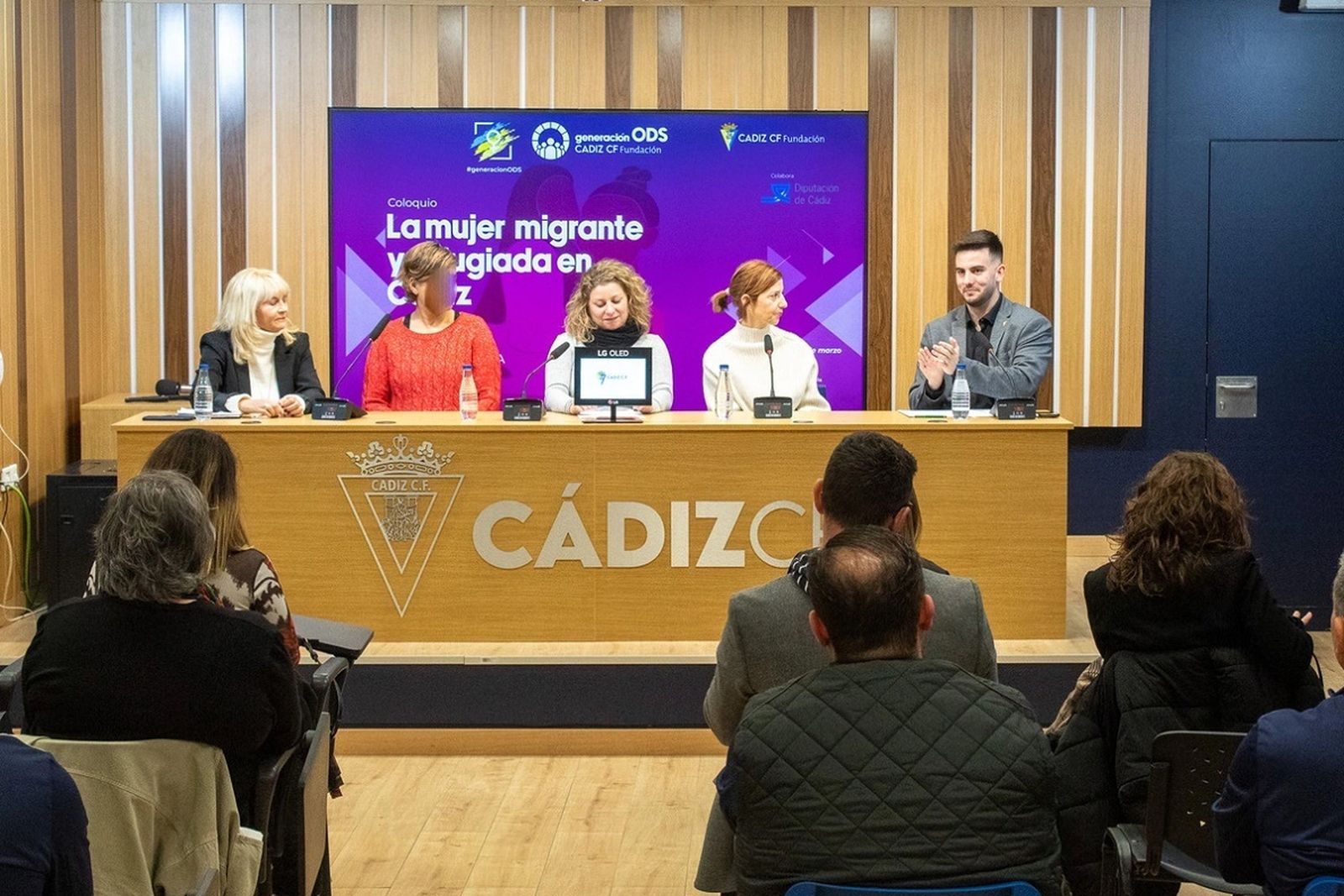 Acto celebrado en el estadio del Cádiz.
