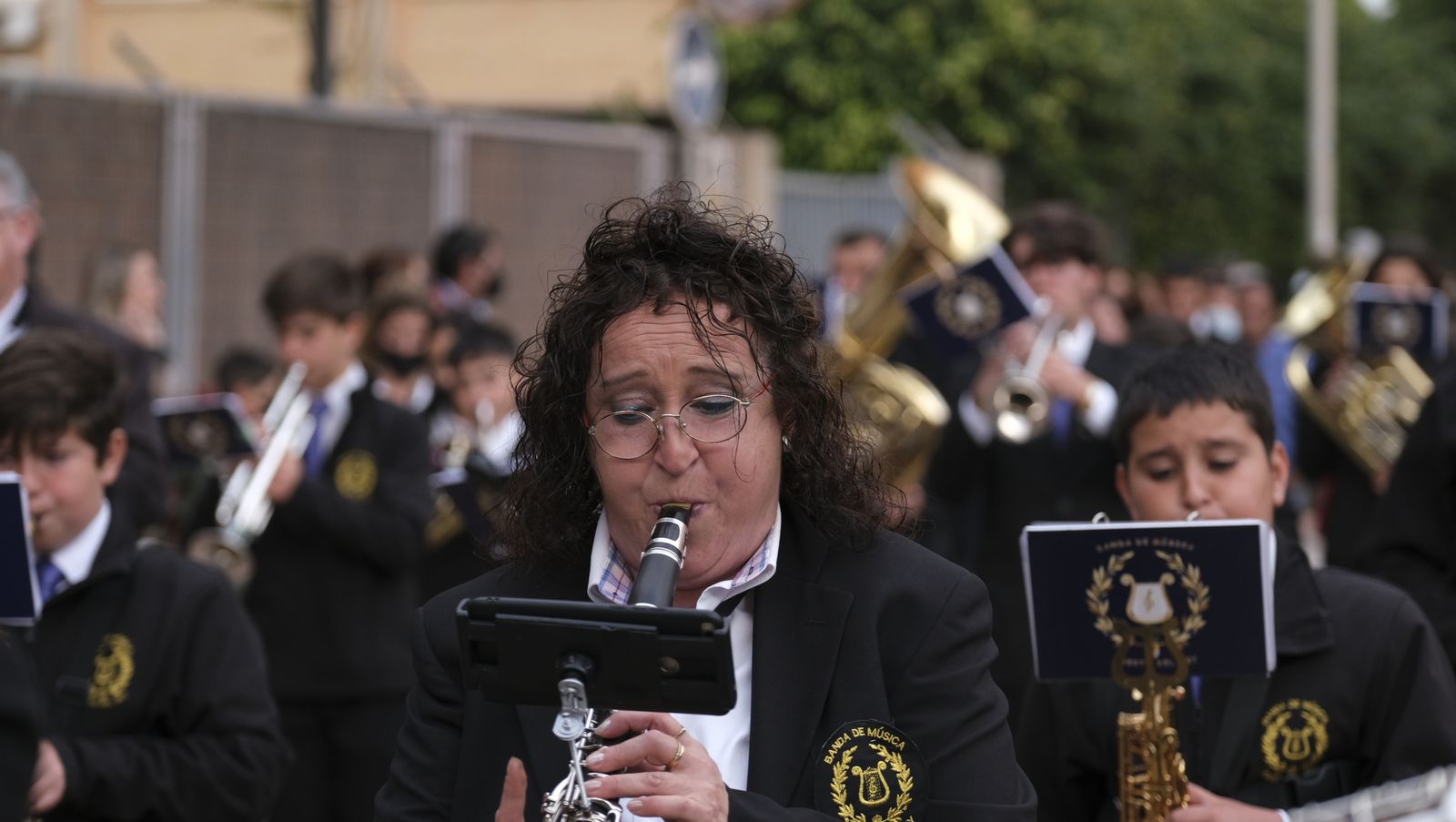 Procesión del Encuentro en Almería, en imágenes.