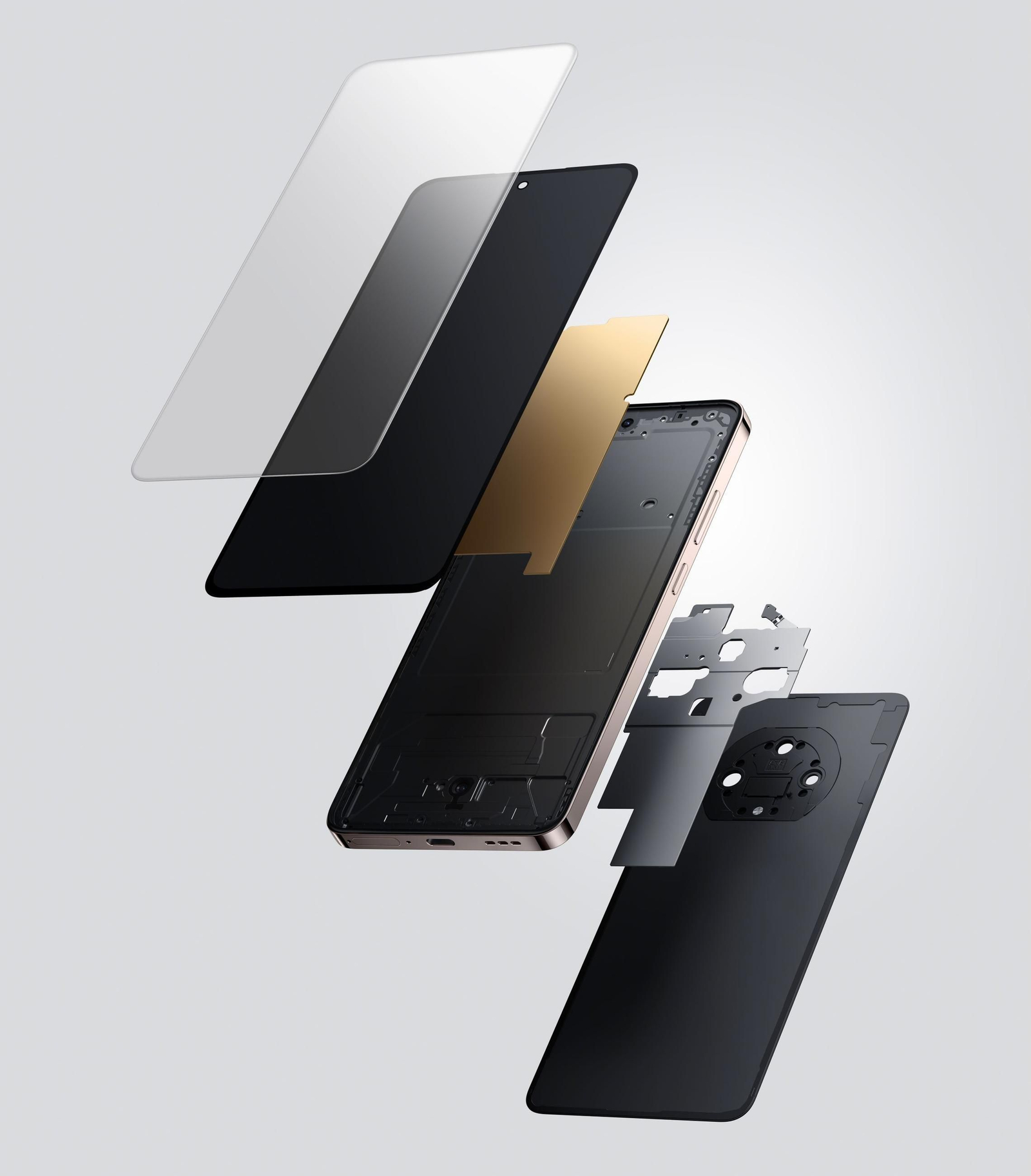 Vista en detalle de la arquitectura del Oppo Reno 12 F y Reno 12 FS