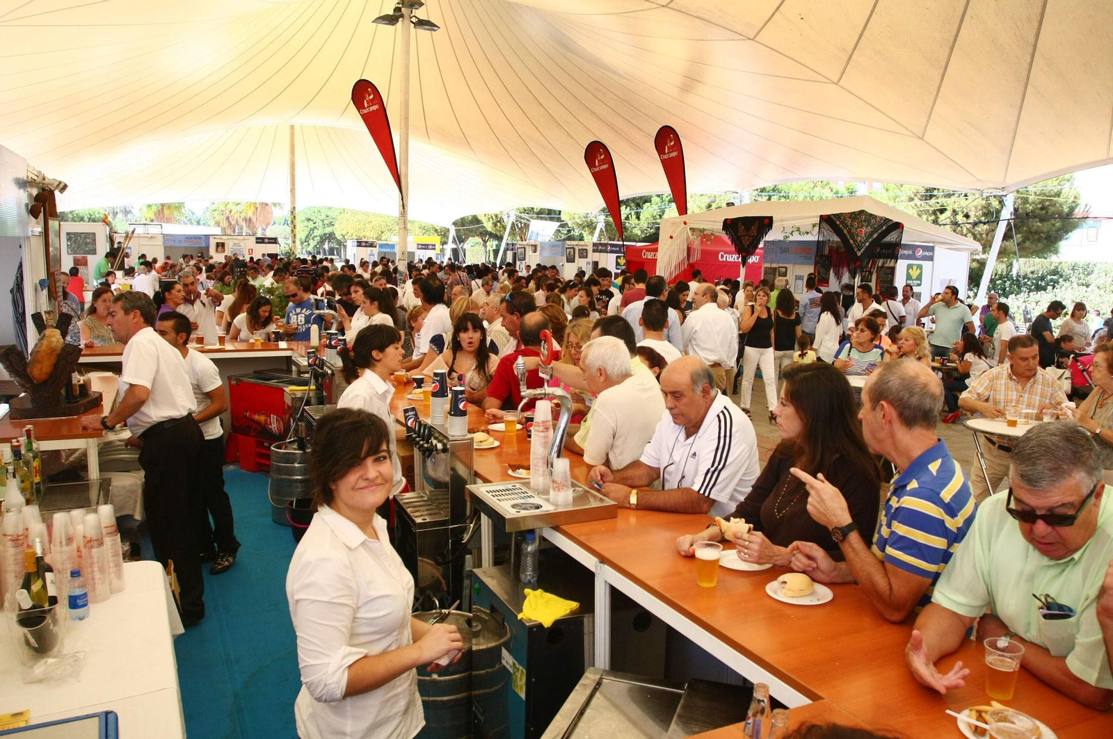 Una de las ediciones anteriores de la Feria de la Tapa.