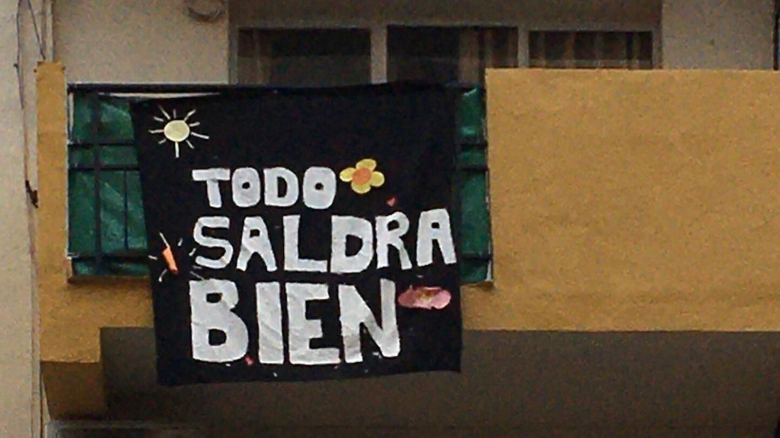 Uno de los balcones en Córdoba.
