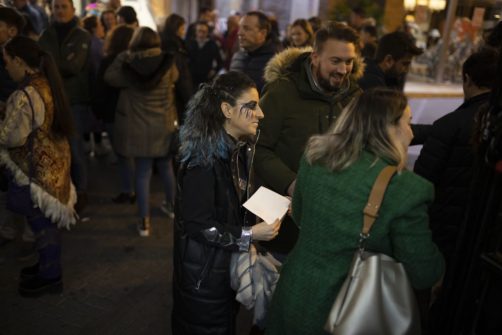 Ambiente en la final  del Carnaval Colombino