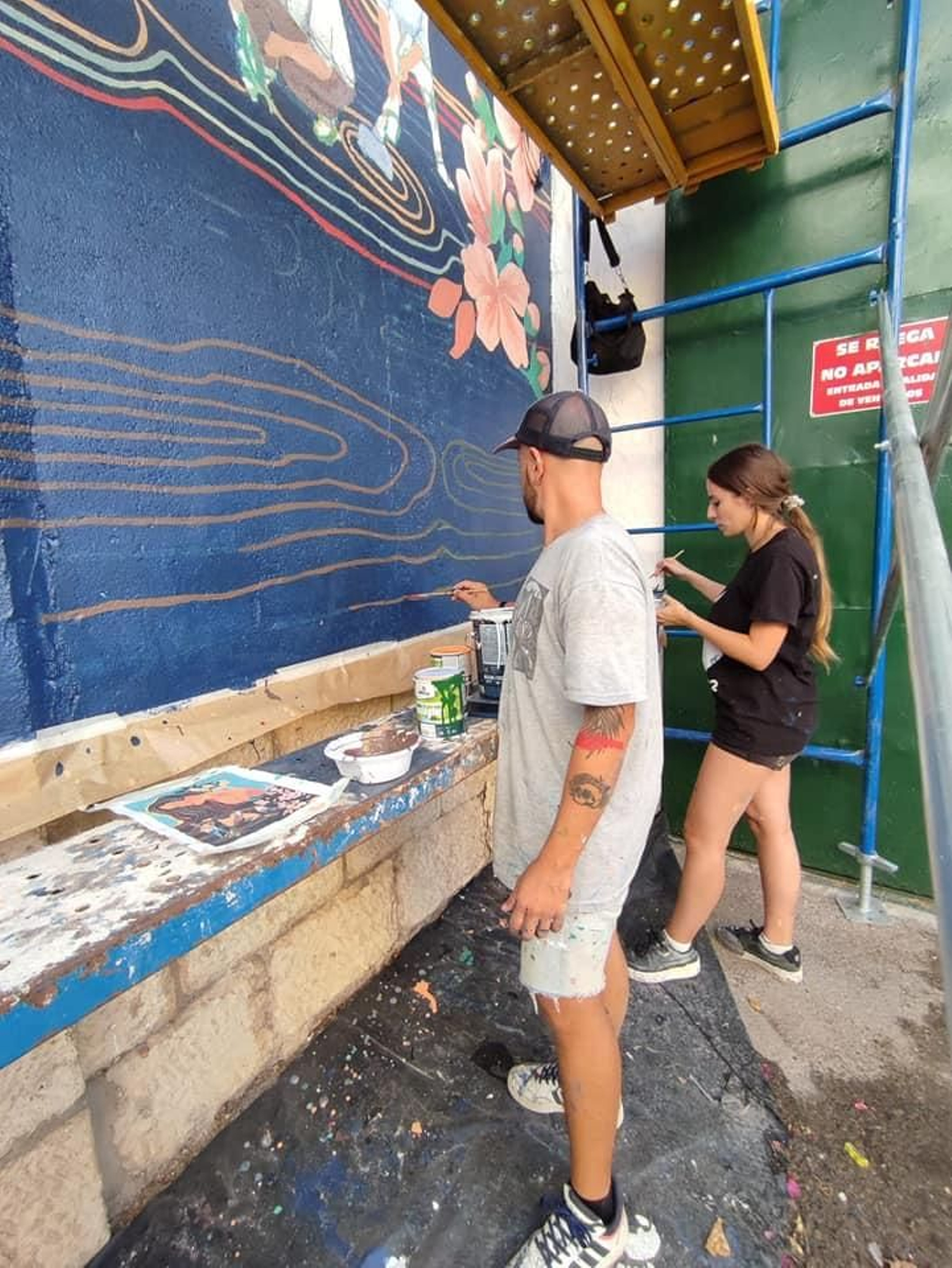 Los murales de Abierto por Arte, en Cárcheles, en imágenes