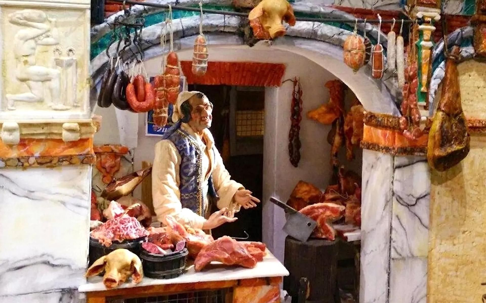 Los detalles de este Belén napolitano son infinitos