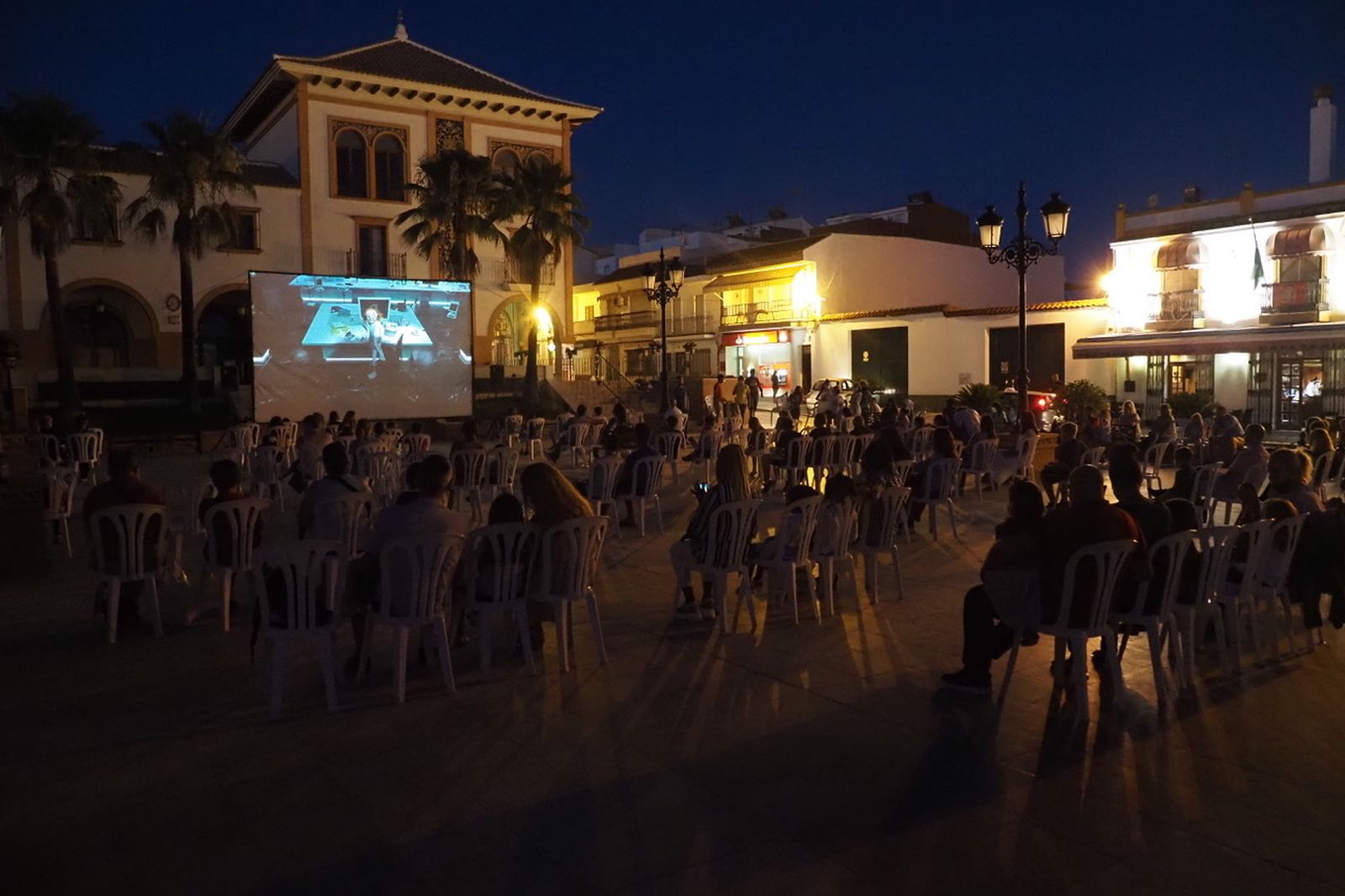 'Cine bajo las estrellas' en Palos de la Frontera