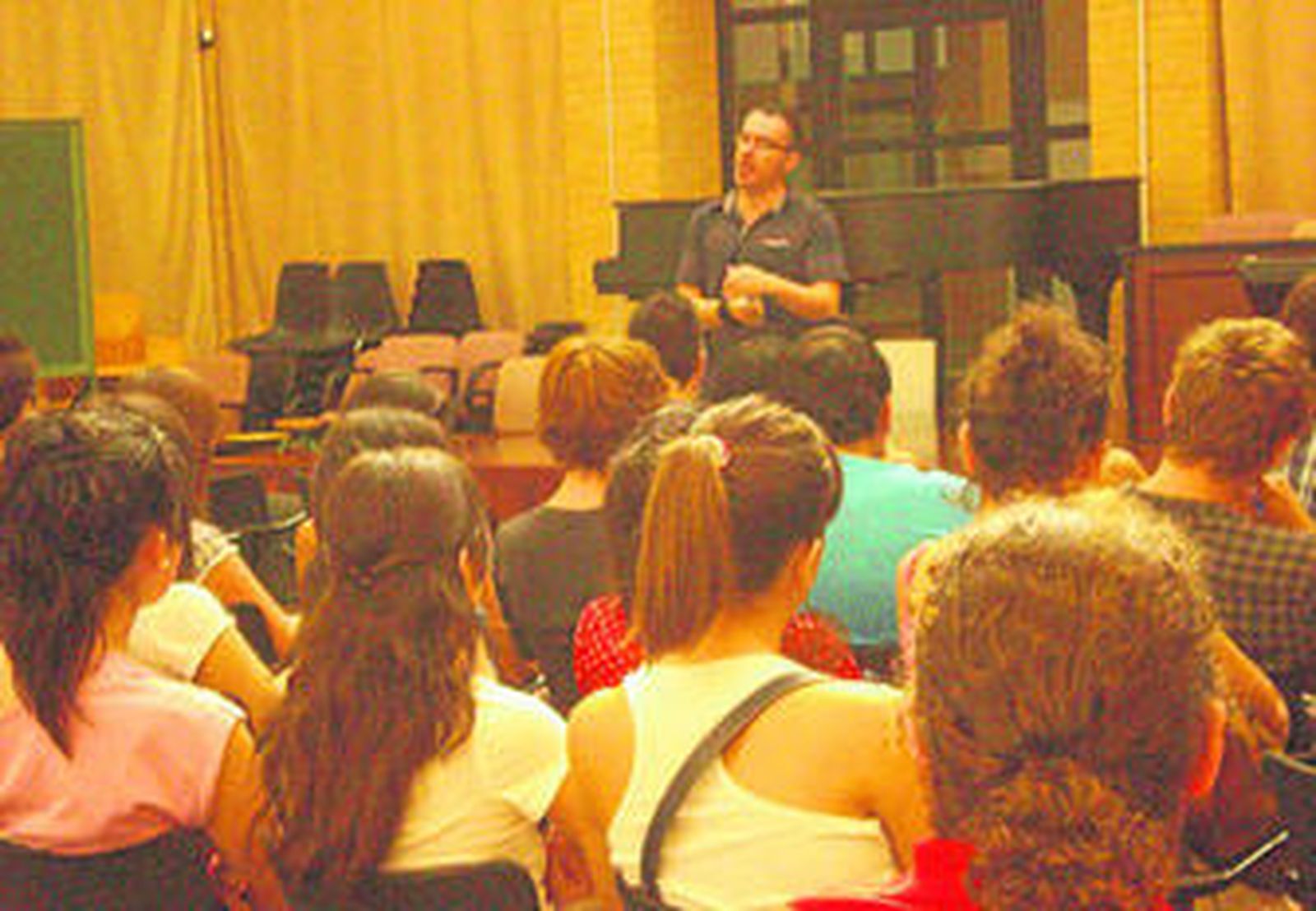 Antonio López durante la presentación.