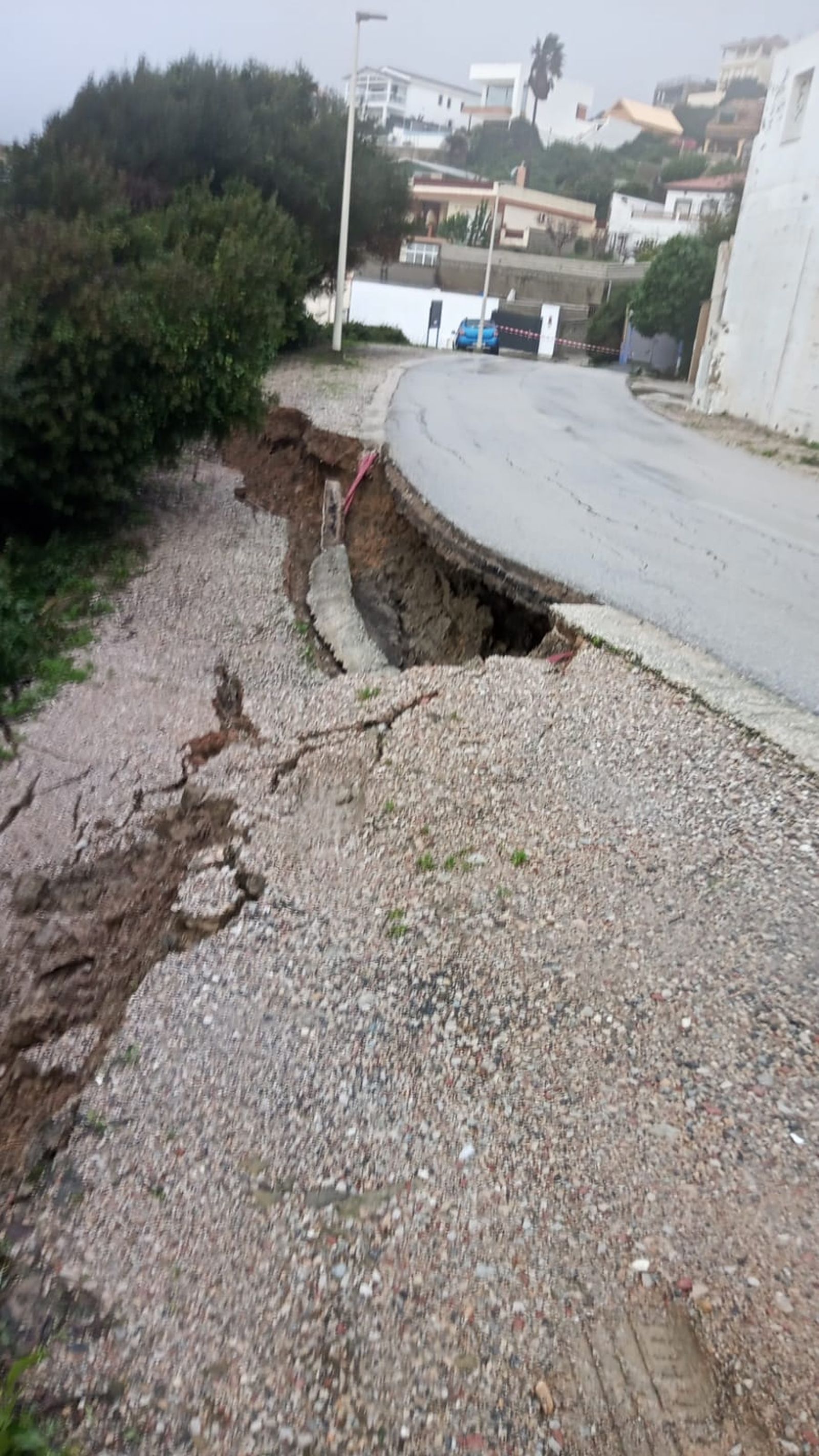 Calle Caracolas, en Algeciras.