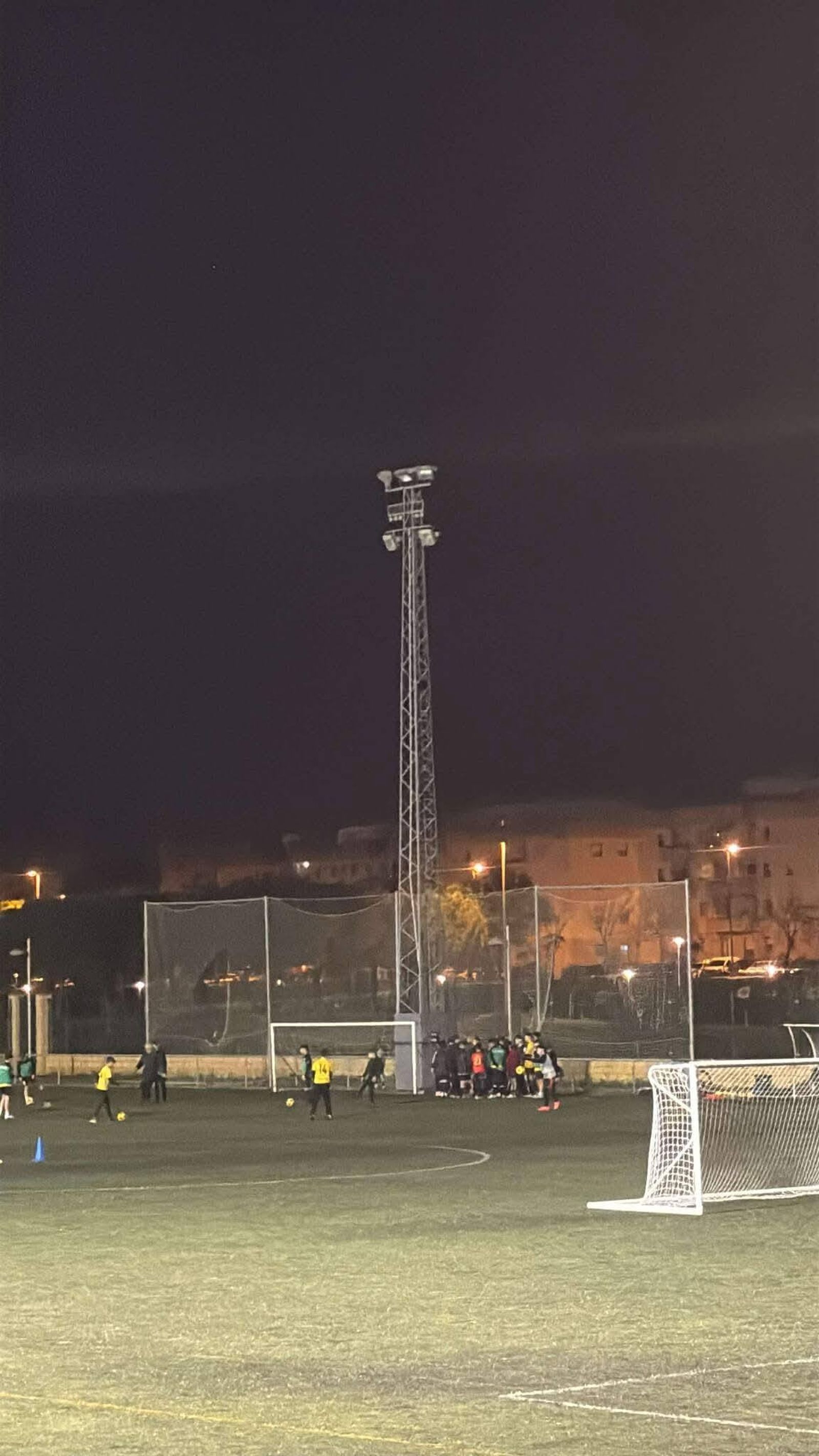 Una torreta de luz, sin luz.