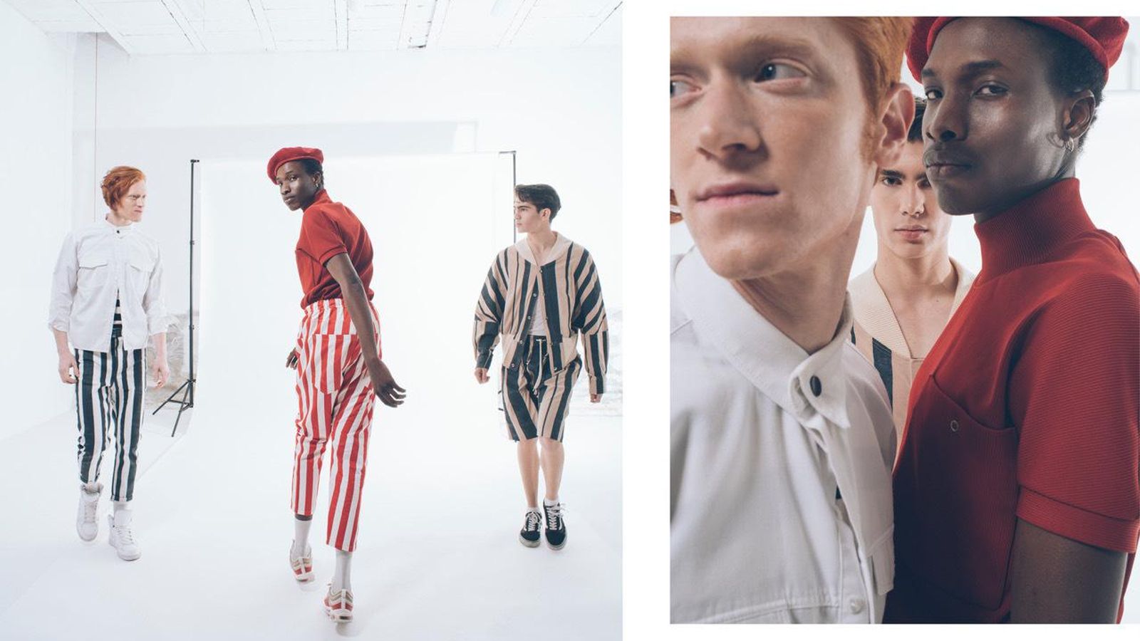 Algunas de las prendas de la última colección de Caravaca.