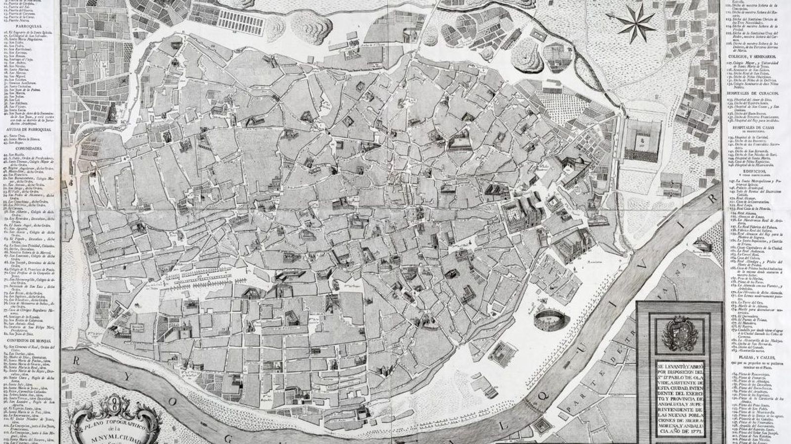 El plano de Olavide.