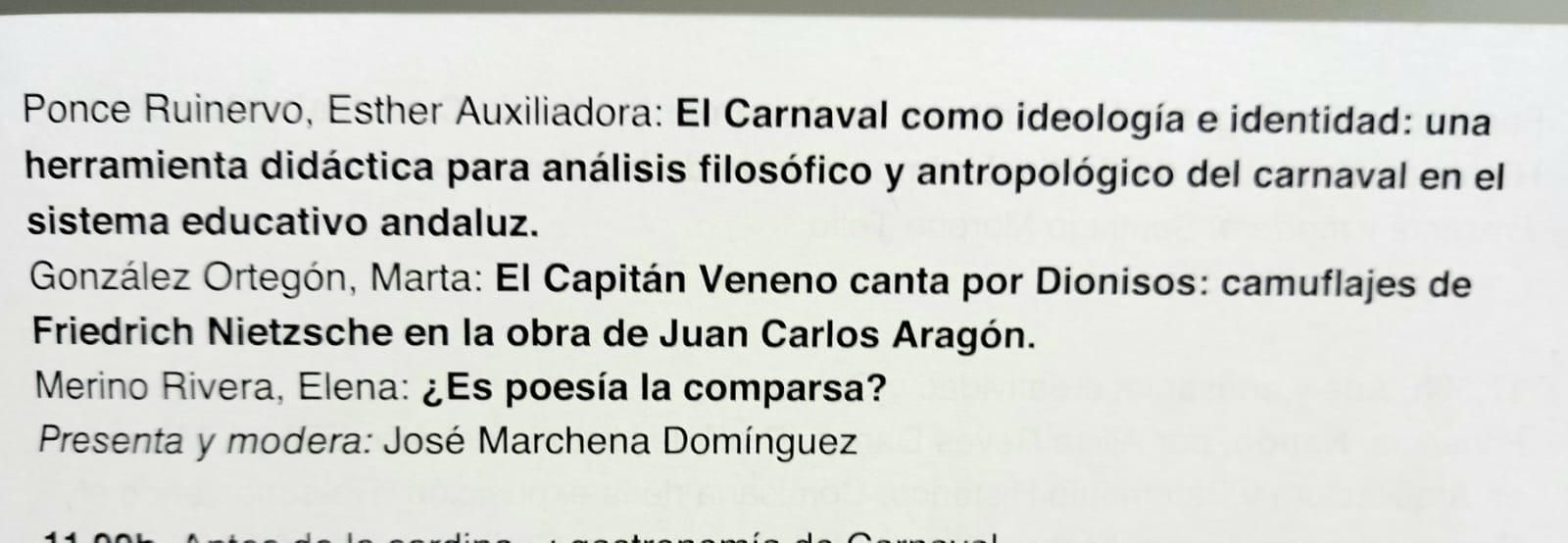 De qué cosas tan raras hablan en el Congreso del Carnaval