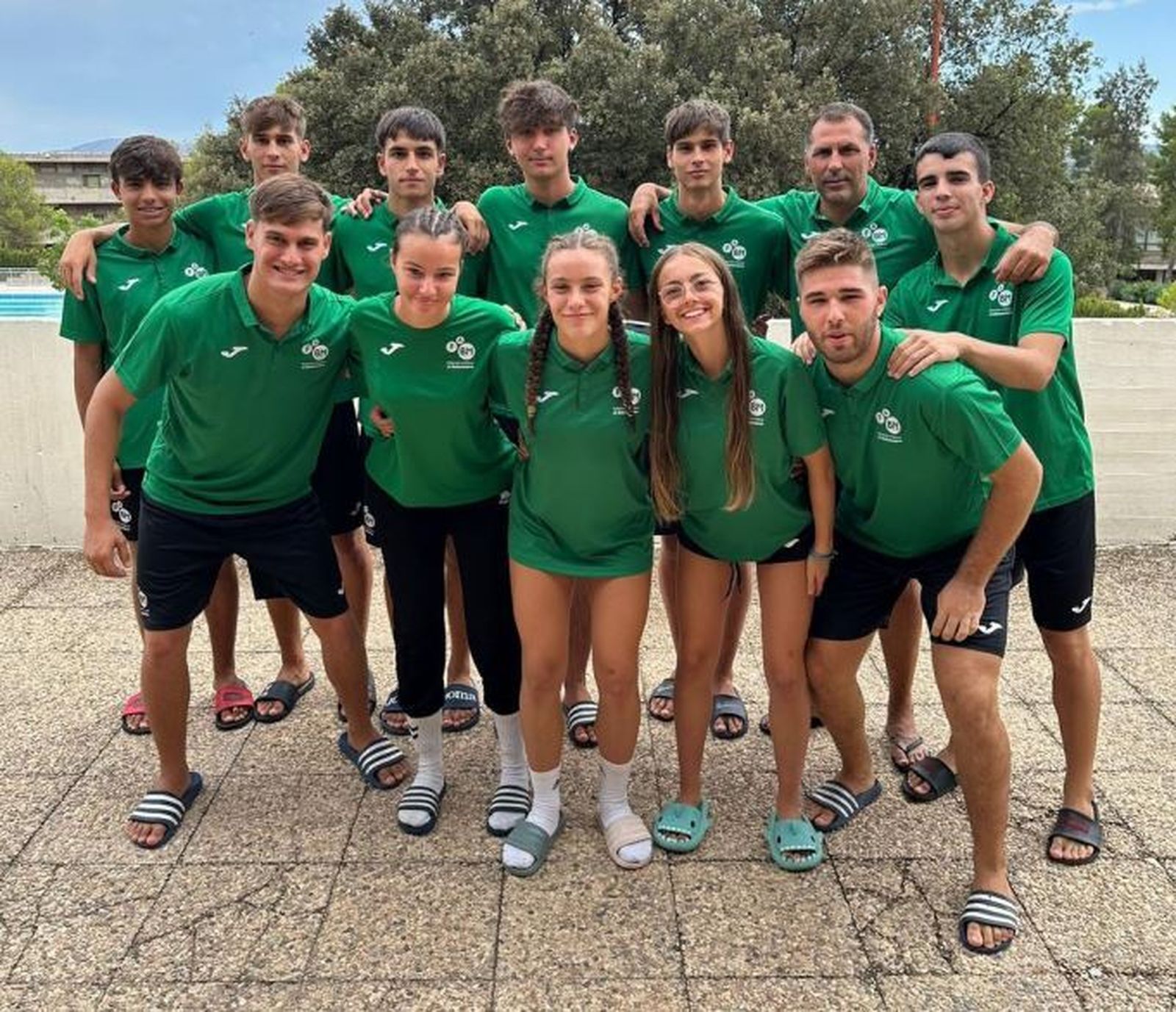 Los representantes del BM Ciudad de Algeciras.