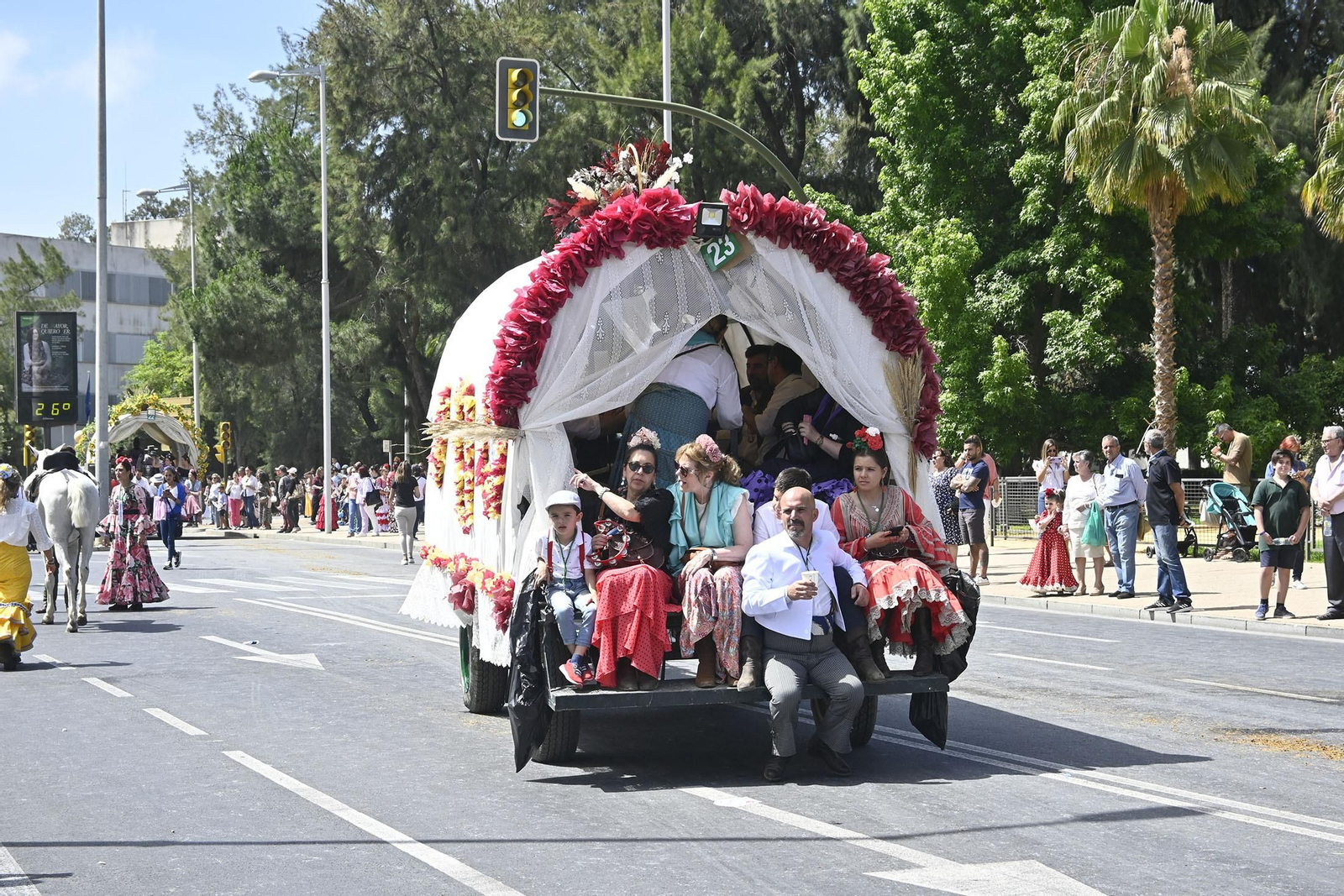 Todos los rocieros de la comitiva de la Hermandad de Huelva, en imágenes
