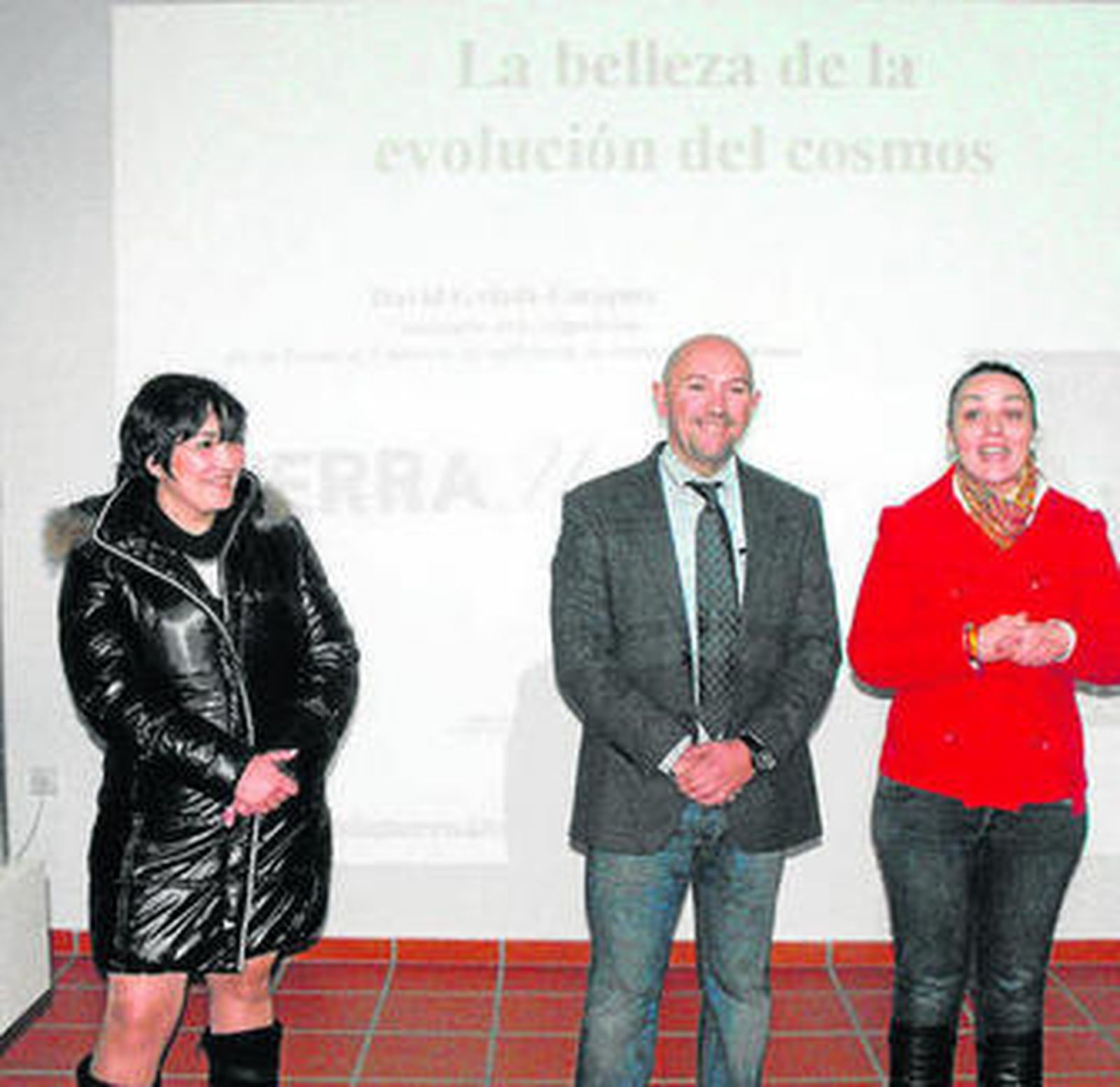 Acto de inauguración de la exposición en el Museo.