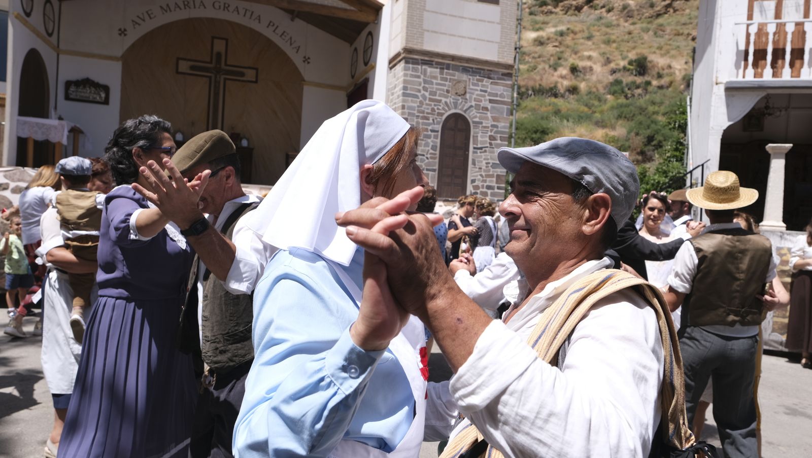 Imágenes de la recreación histórica Canteros y Caciques de Macael