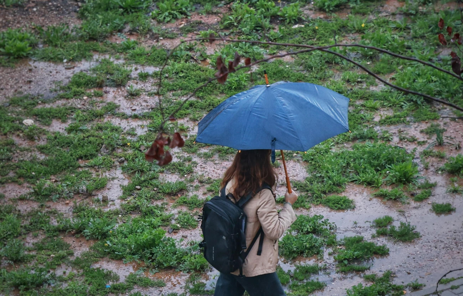 La previsión de lluvias en Málaga se extiende a lo largo de esta semana.