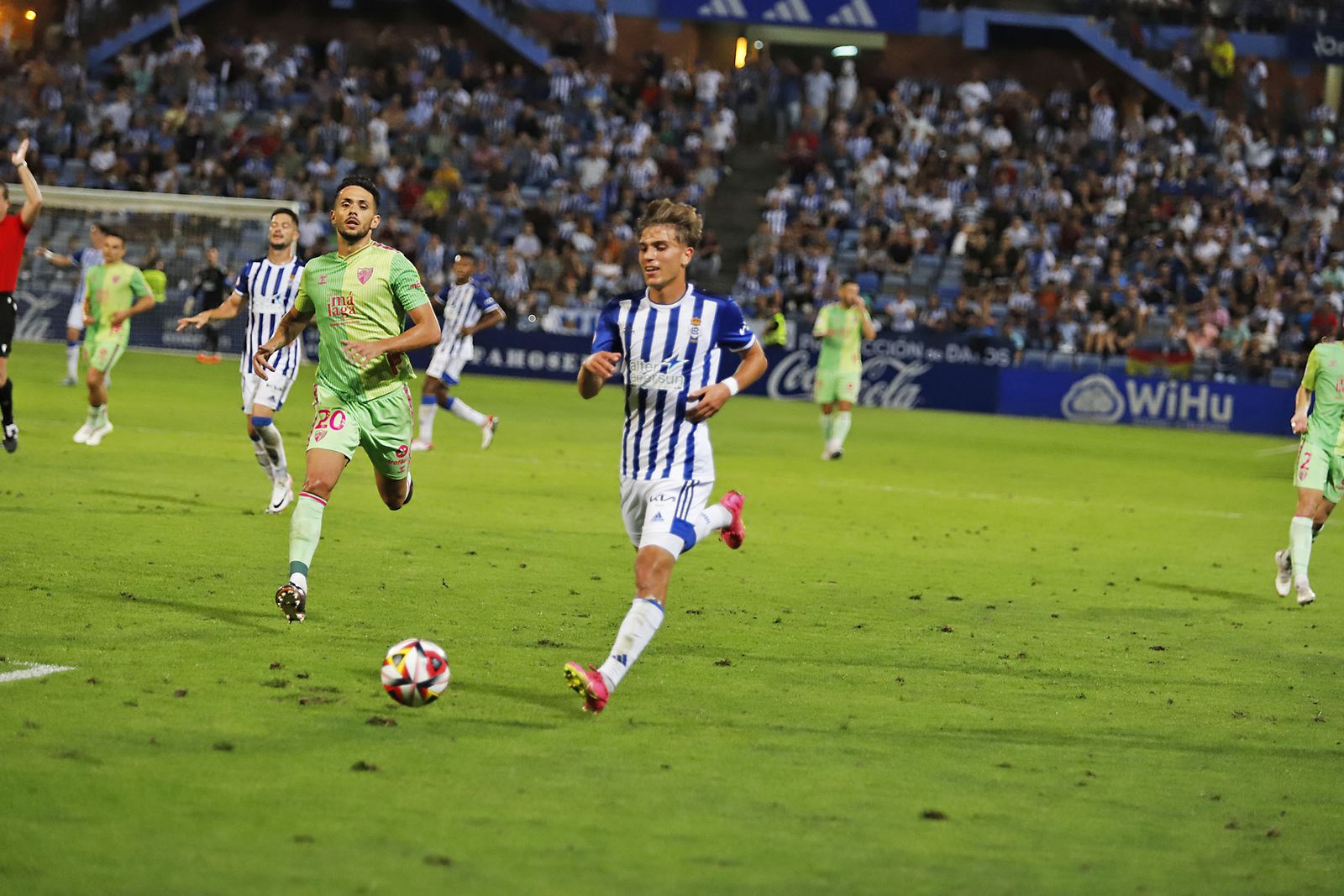 Imágenes del encuentro entre el Recreativo de Huelva y el Málaga