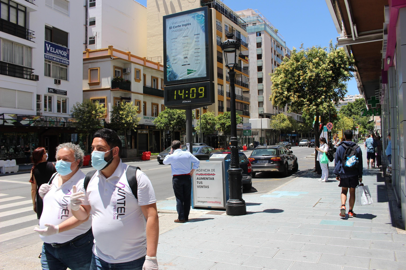 Vista general de la avenida Ricardo Soriano, en Marbella