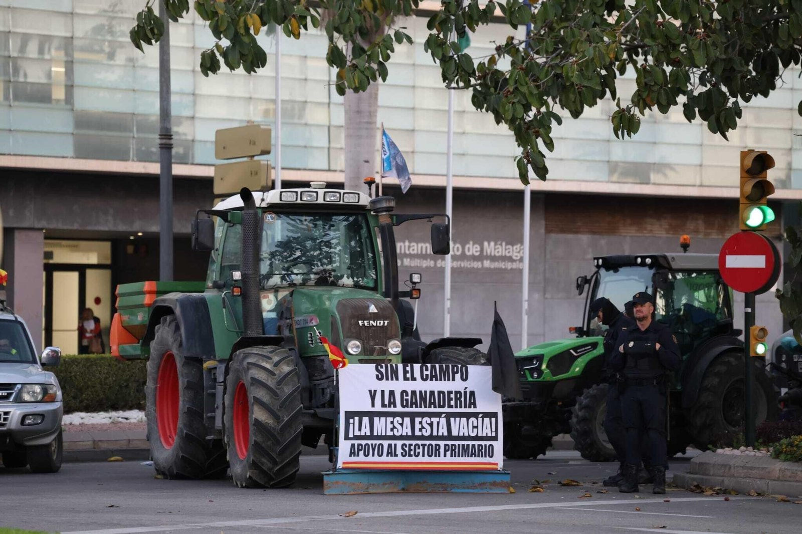 Las fotos de la segunda jornada de protesta de los agricultores de Málaga Las fotos de la segunda jornada de protesta de los agricultores de Málaga