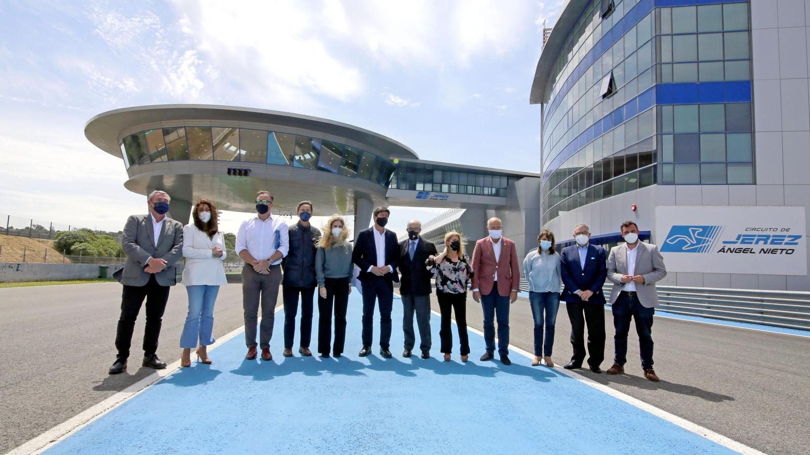 Presentación del G.P. de España en el Circuito de Jerez - Ángel Nieto