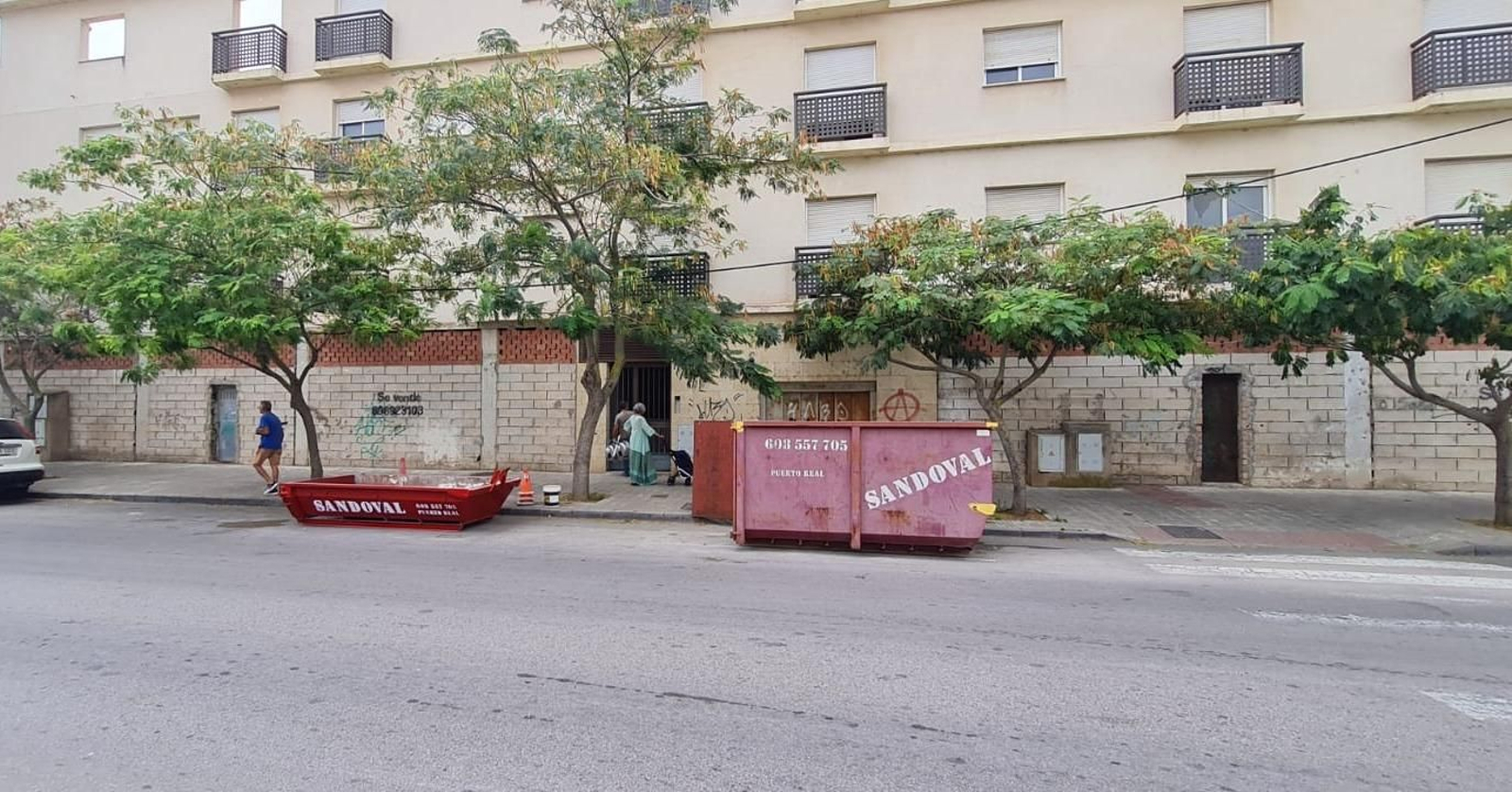 Viviendas en la Degollada que serán rehabilitadas por el Ayuntamiento