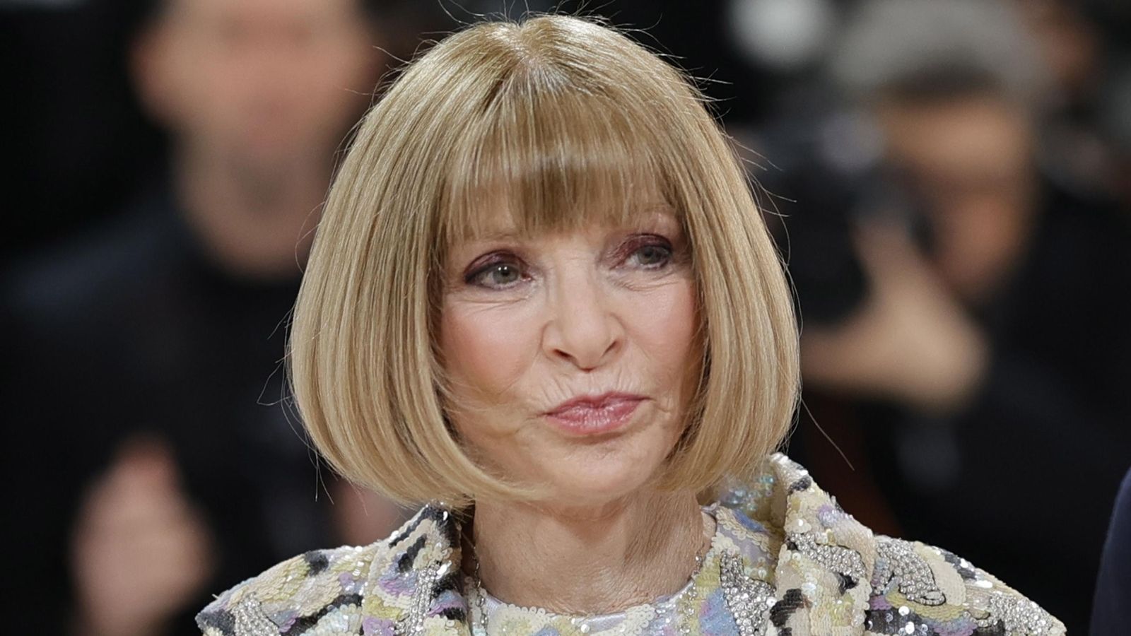 Anna Wintour en una edición reciente de la Met Gala