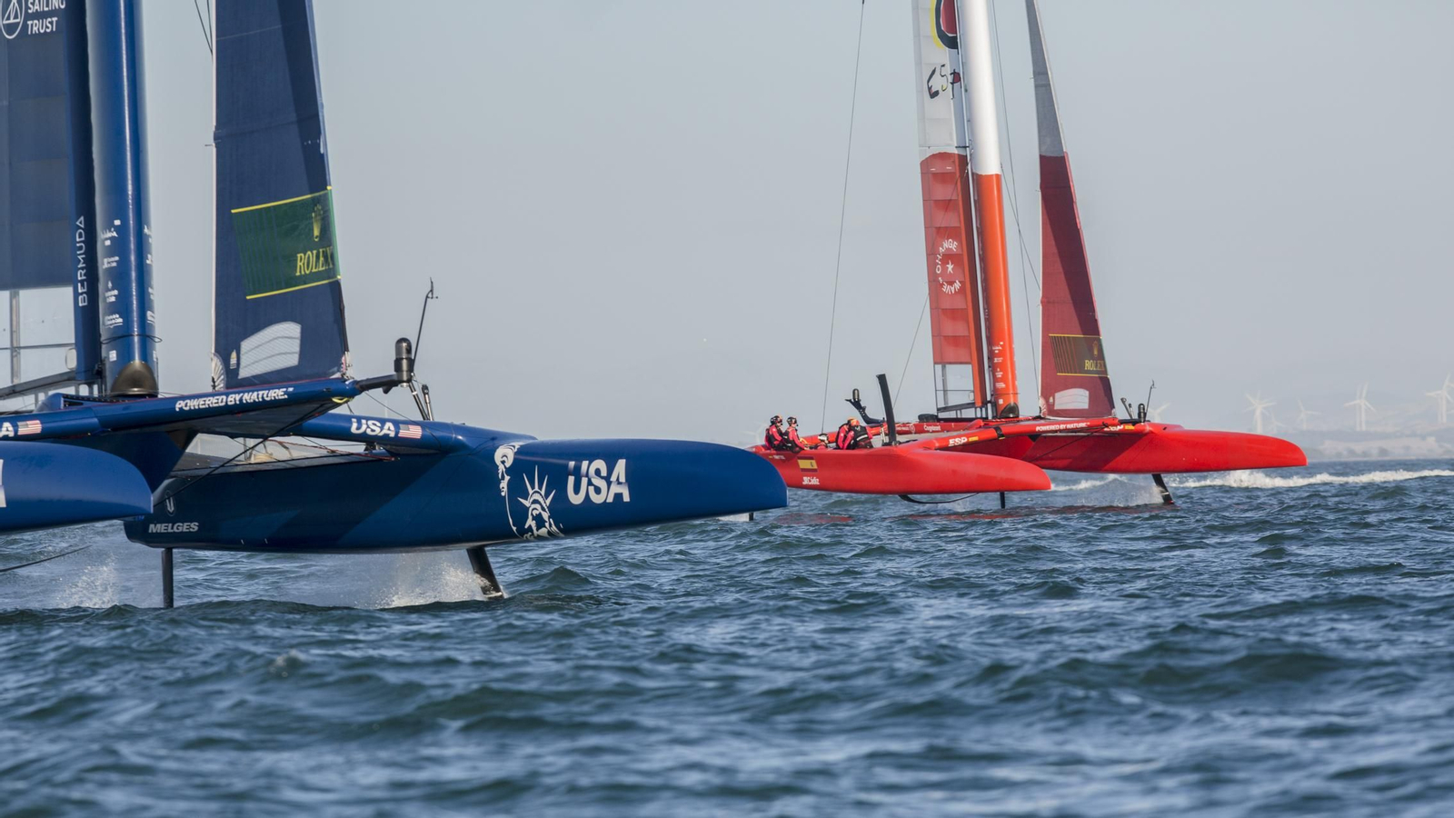 Las imágenes de la primera jornada de la SailGP en Cádiz