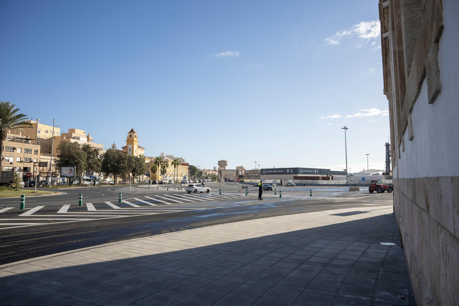 Los primeros usuarios del nuevo acceso al Puerto