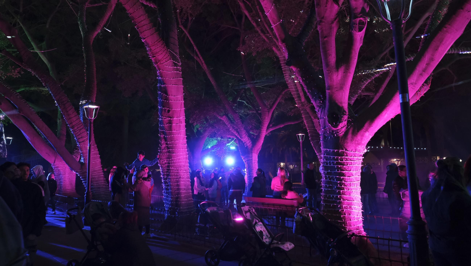 'Almería, la Ciudad de la Luz', espectáculo de luces, en imágenes