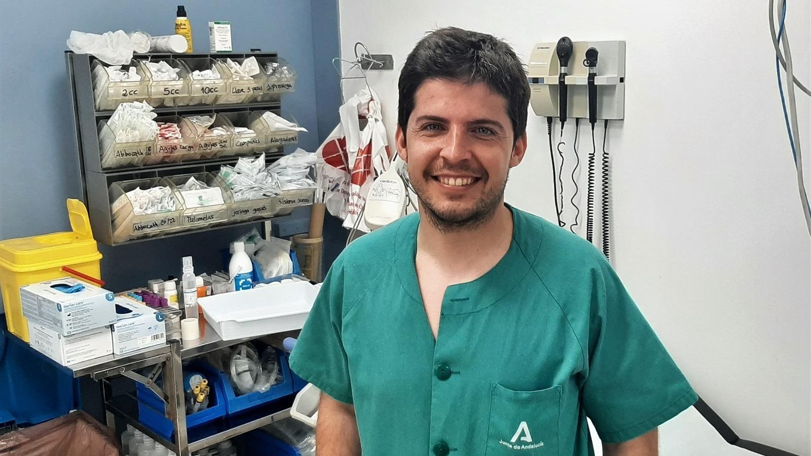 Juan Miguel Porras, alumno de 4º de Enfermería. Juan Miguel Porras, alumno de 4º de Enfermería.
