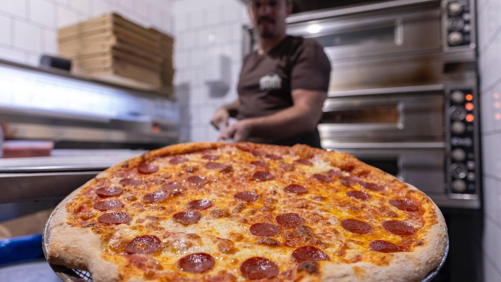 Una de las pizzas que forman parte de la carta.