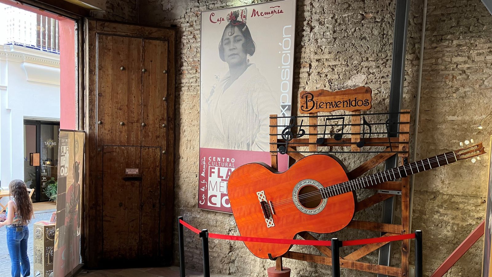 El Centro Cultural Flamenco Casa de la Memoria, en su sede actual en el número 6 de la calle Cuna.
