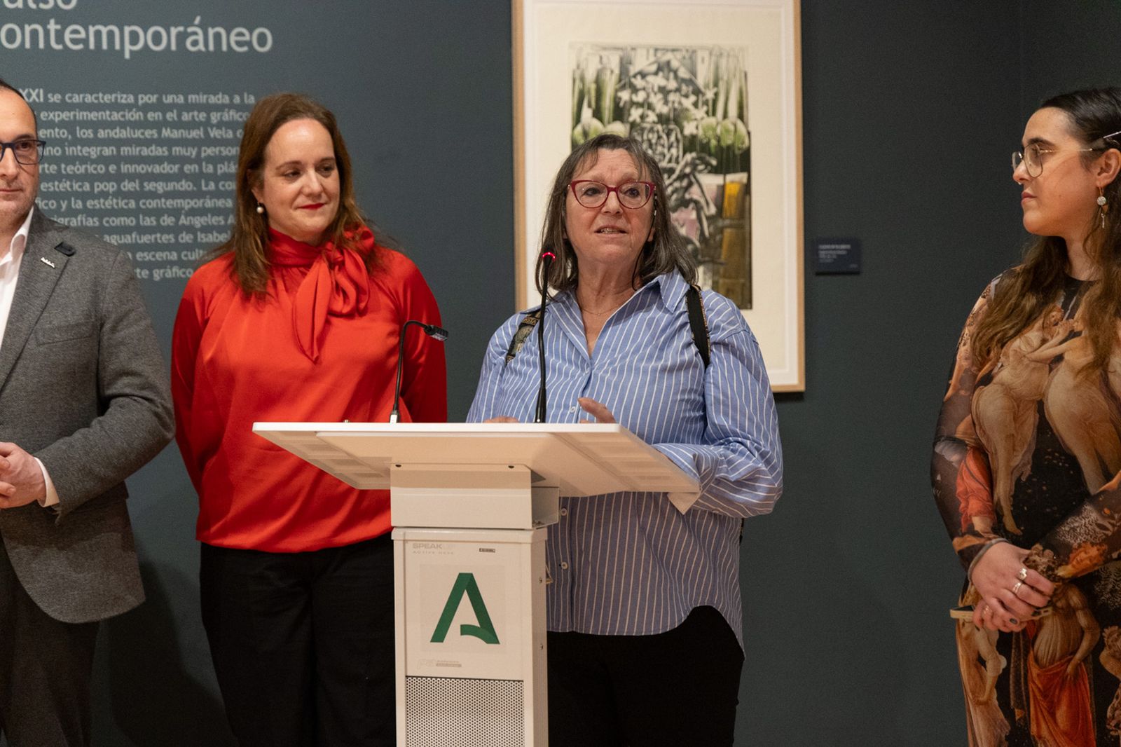 Inauguración de la nueva sala de exposiciones permanentes del Museo de Jaén con la colección de arte gráfico