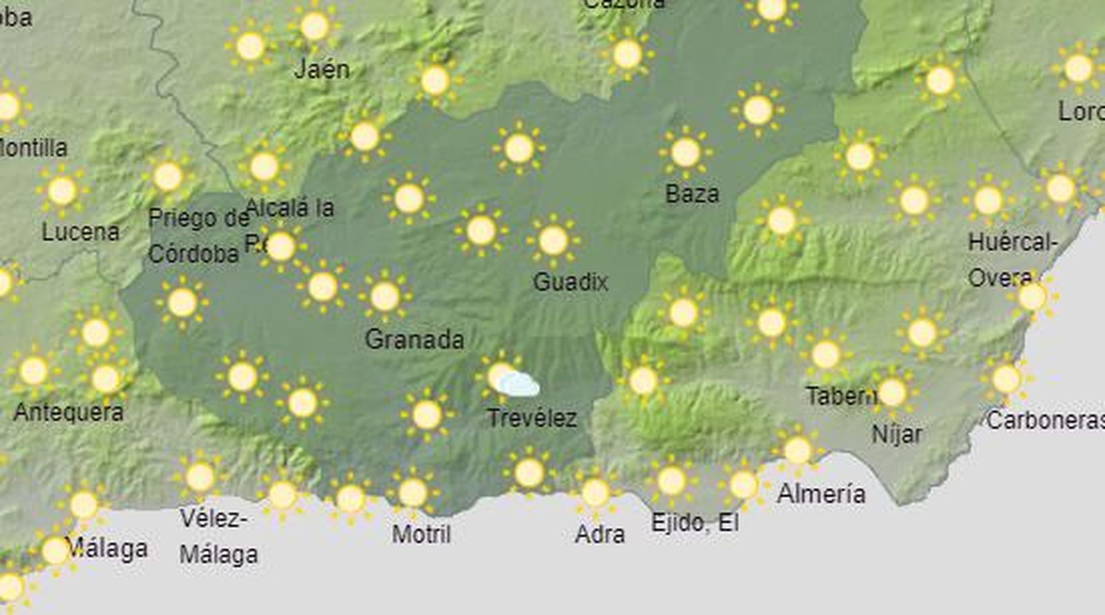 Tiempo en Granada | Vuelven las calimas a la provincia