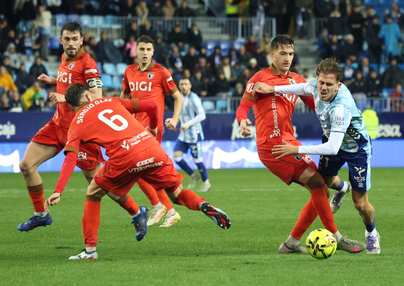 Las fotos del Málaga CF-Burgos
