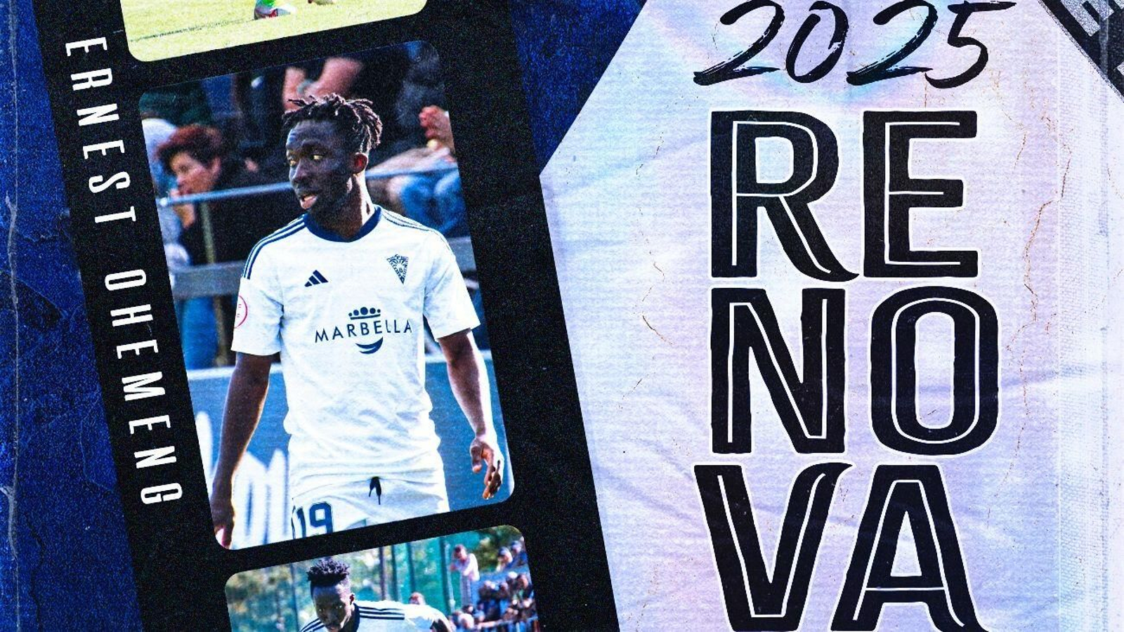 Ernest Ohemeng renueva con el Marbella CF. Ernest Ohemeng renueva con el Marbella CF.