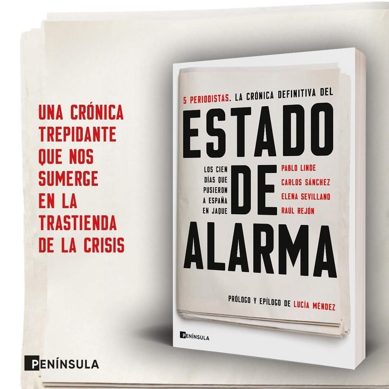Foto promocional del libro 'Estado de Alarma'.