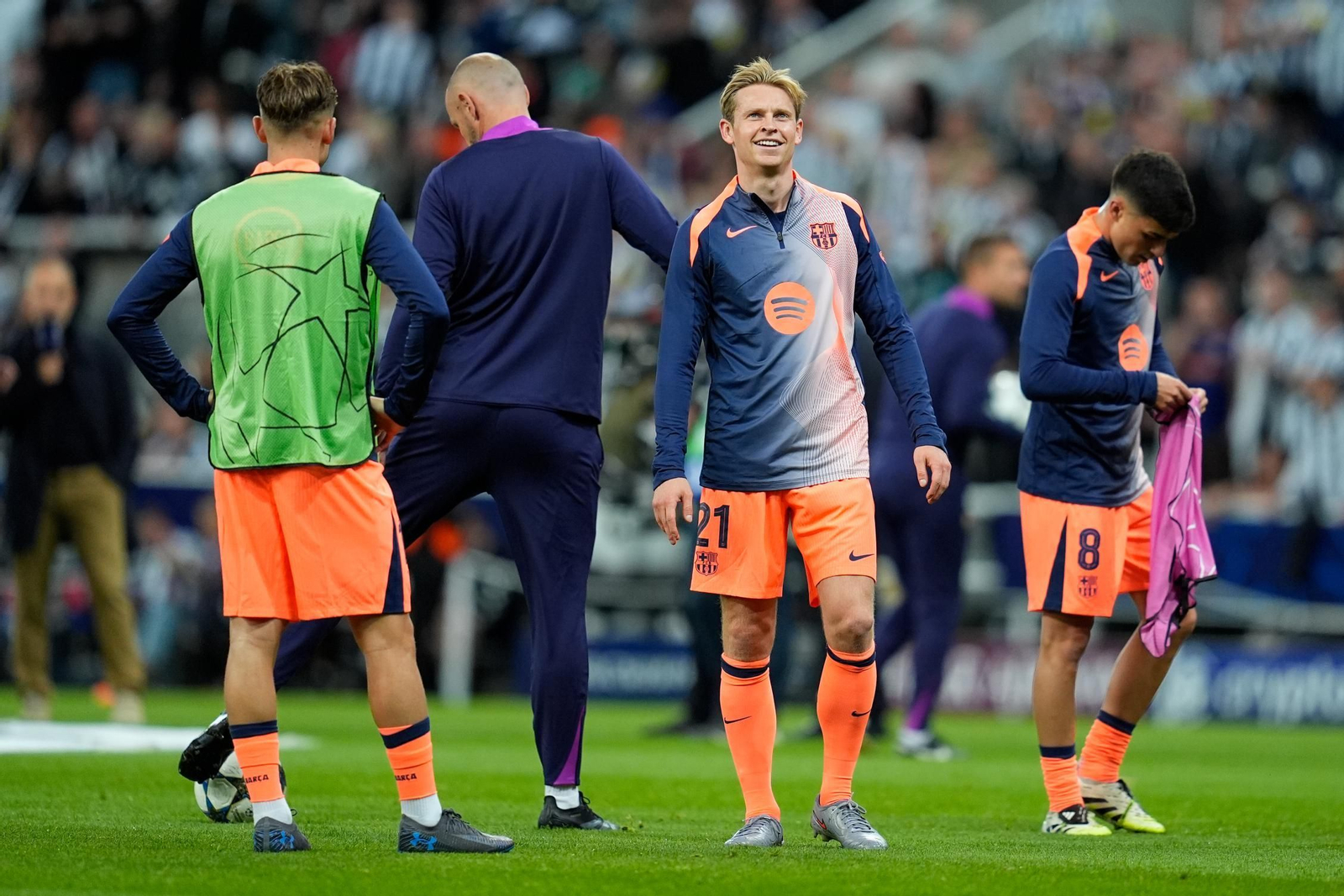 Las fotos del Newcastle-Barcelona