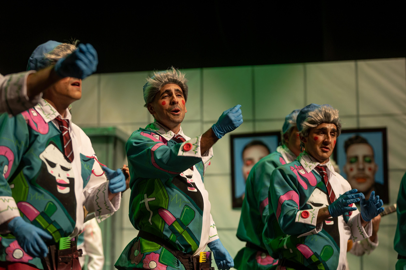 Imágenes de la primera jornada del concurso del Carnaval Colombino 2023