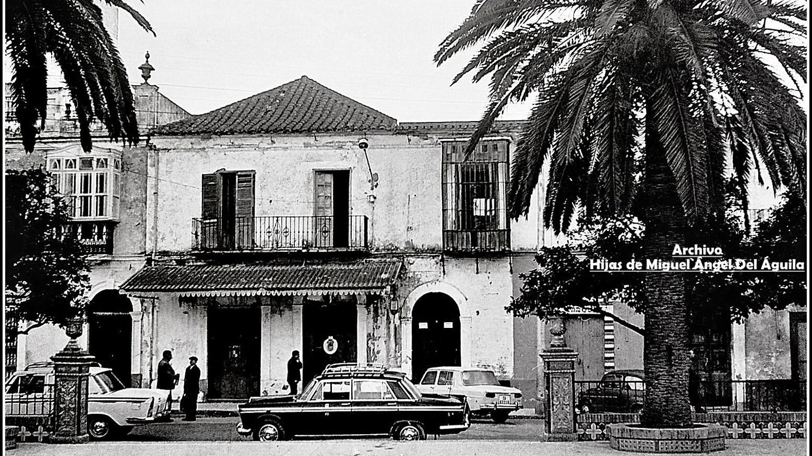 El edificio de la Policía, en  1969.