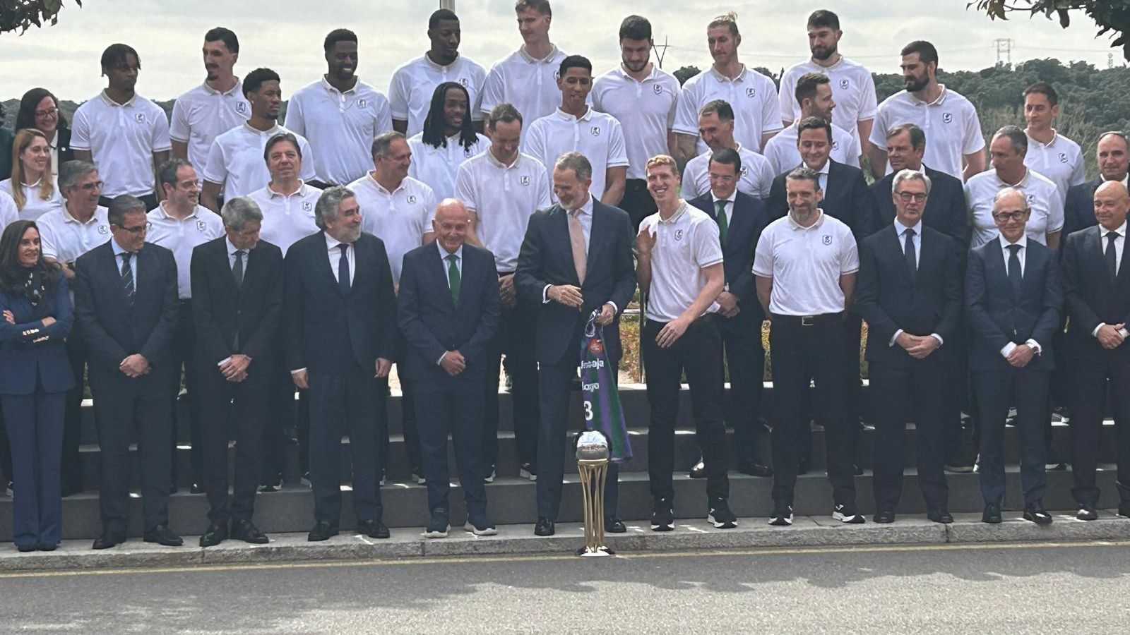 La recepción del Rey Felipe VI al Unicaja, en fotos