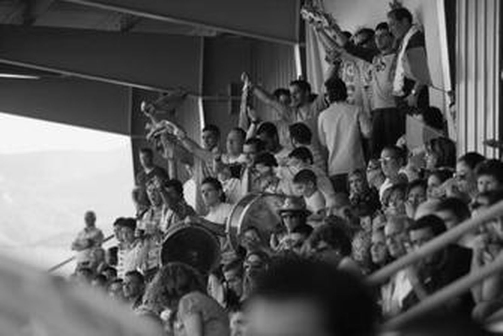 Aficionados en el San Rafael, en el duelo ante el Manchego.