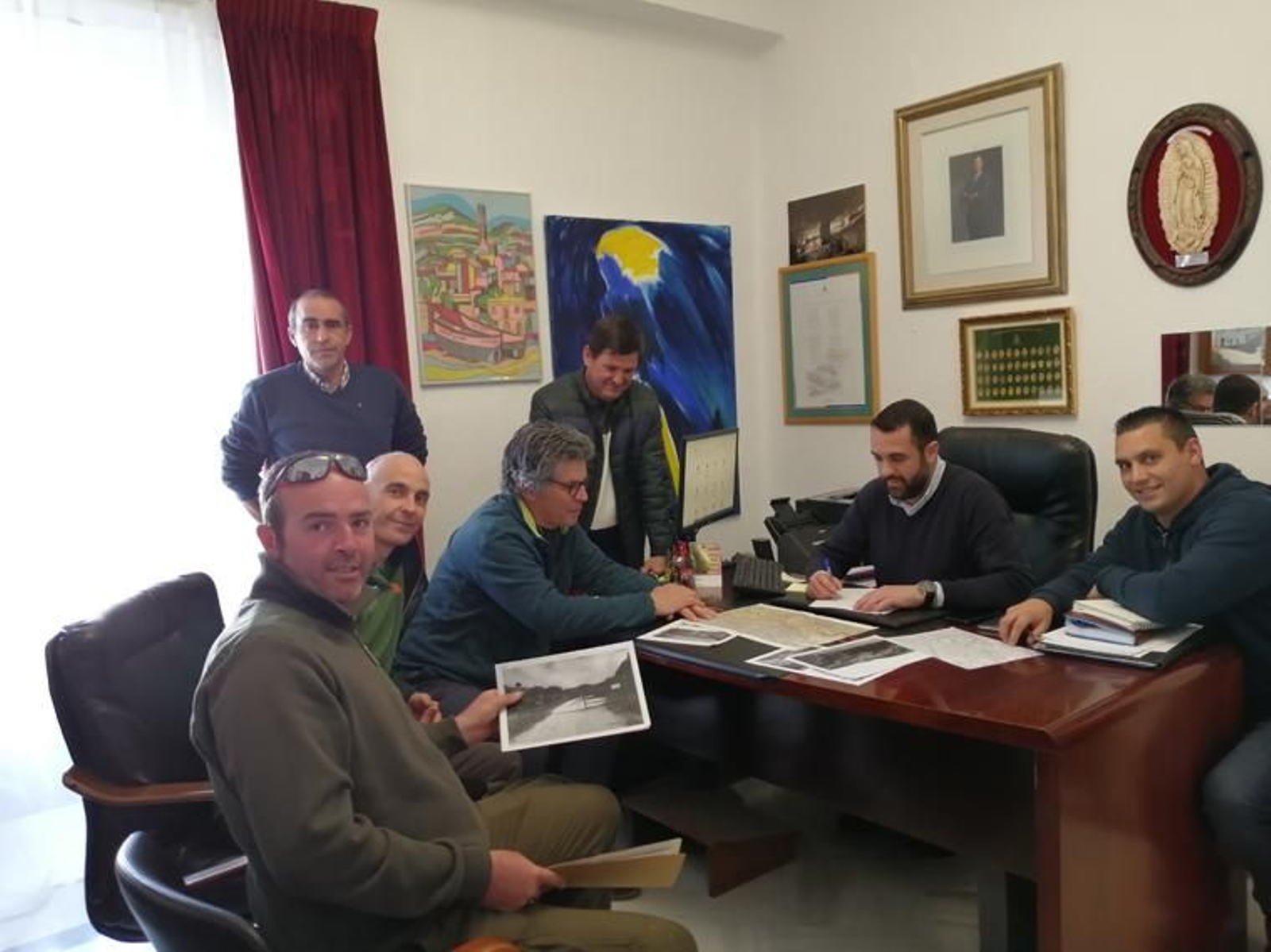 Un momento de la reunión