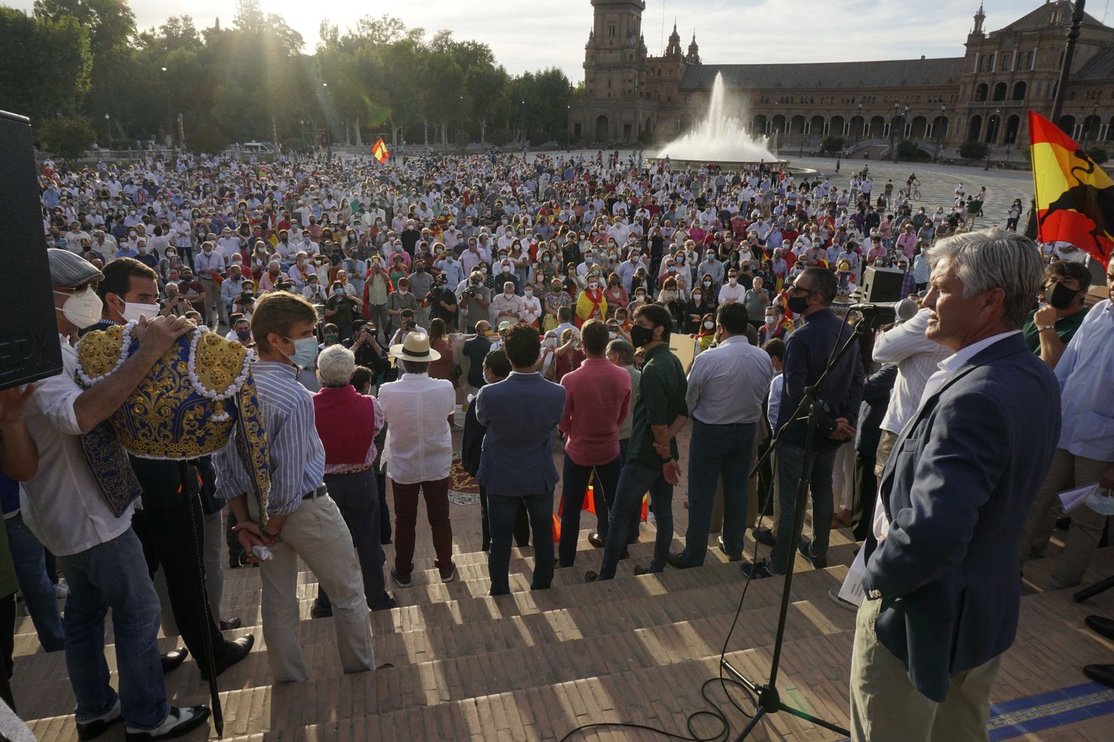 Las imágenes de la manifestación en favor de la tauromaquia