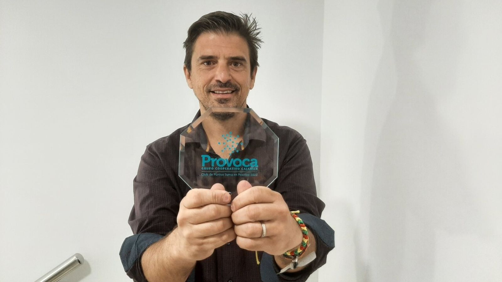 Carlos Javier Sánchez, miembro del Programa Provoca, premiado por Cajamar