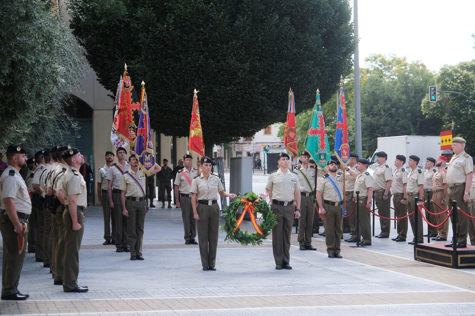 El homenaje de la Brigada de Córdoba al teniente Rafael Carbonell, en imágenes