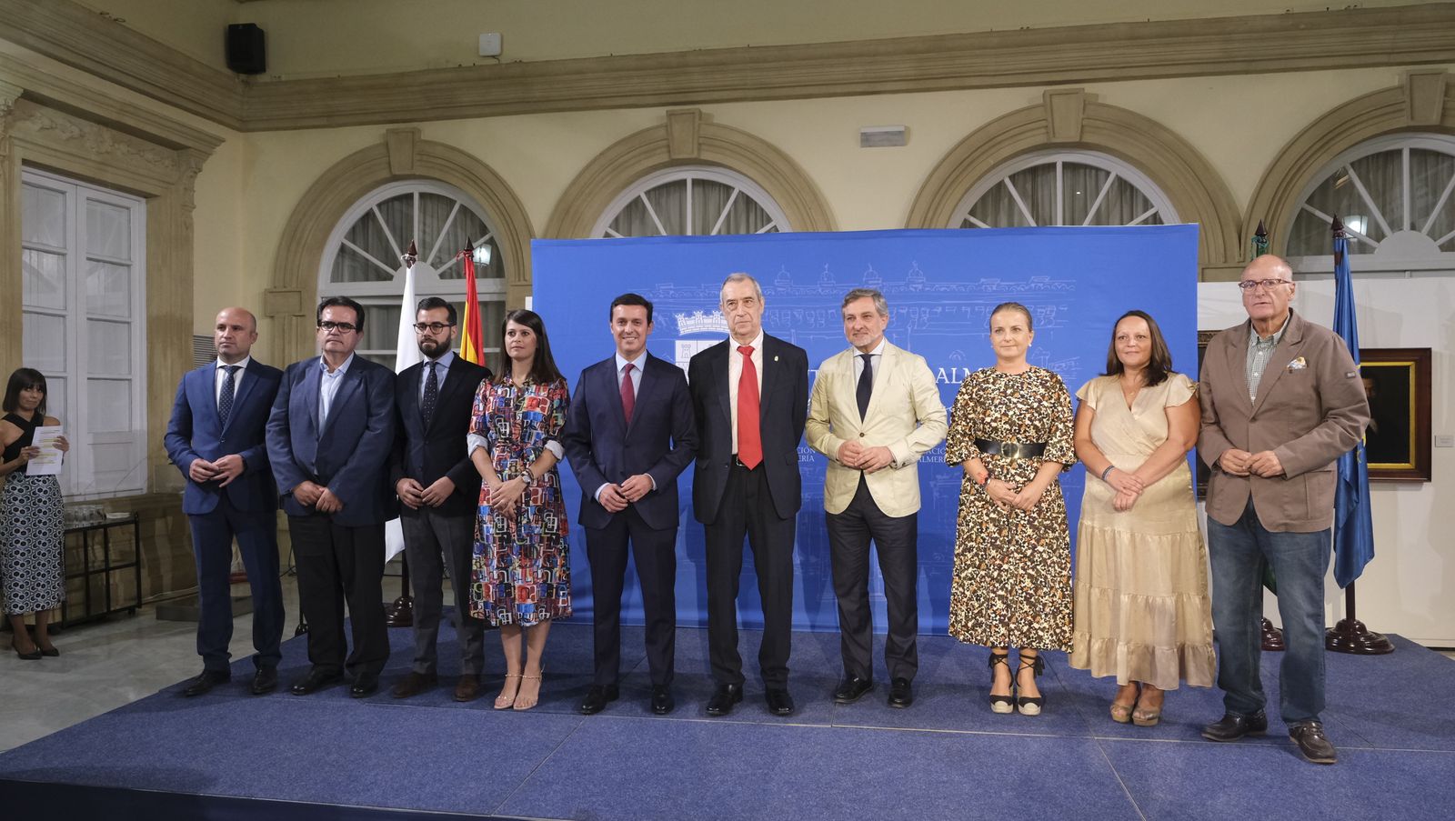 Imágenes de la entrega del Escudo de Oro de la Diputación de Almería a Ambrosio Sánchez